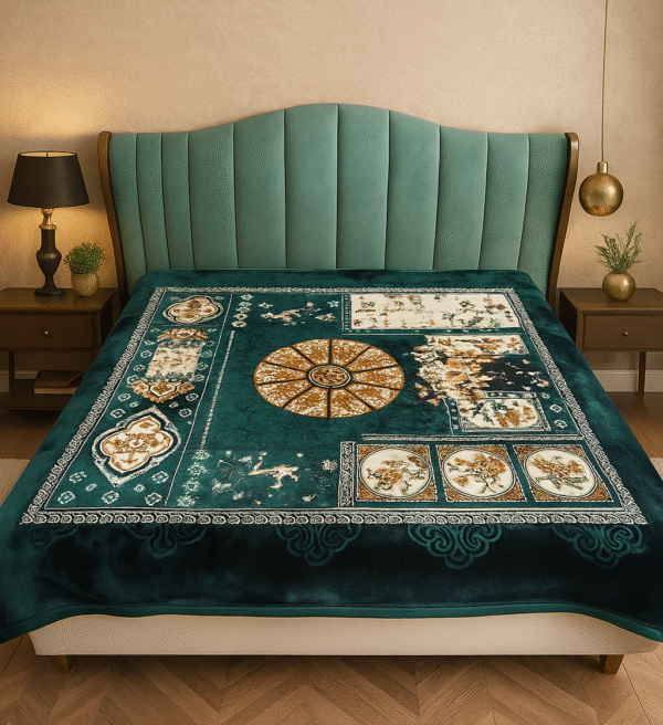 Tender Double Bed Double Ply - 5kg - Deep Teal Green