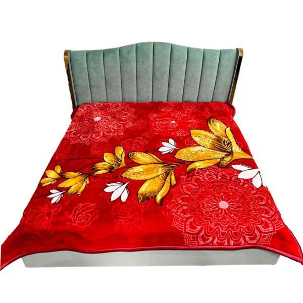 Island - Double Bed Double Ply - New Red