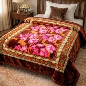 Pacific - Single Bed Single Ply - Brown-Pink
