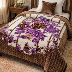 Pacific - Single Bed Single Ply - Brown-Purple