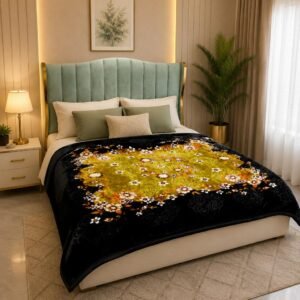 Alpha - Black-Yellow-Flower