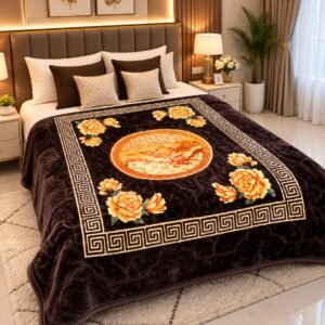 Ruby - Single Bed Double Ply - Dark Brown