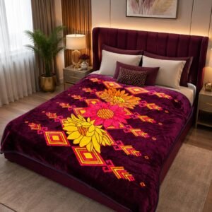 Double Bed - 1300 gm - Purple