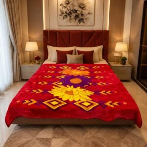 Double Bed - 1300 gm - Red